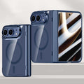 For iPhone Duo Integrated HD Film Electroplated Crystal Clear Center Axis Magnetic