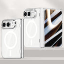 For iPhone Duo Integrated HD Film Electroplated Crystal Clear Center Axis Magnetic
