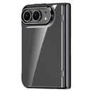For iPhone Duo Integrated Privacy Film Electroplated Crystal Clear Center Phone Case