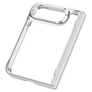 For iPhone Duo Integrated Privacy Film Electroplated Crystal Clear Center Phone Case