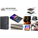 For iPhone Duo Litchi Texture RFID Anti-theft Leather Phone Case