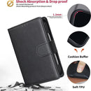 For iPhone Duo Litchi Texture RFID Anti-theft Leather Phone Case
