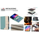 Colour Matching RFID Anti-theft Leather Phone Case, For iPhone Duo