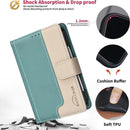 Colour Matching RFID Anti-theft Leather Phone Case, For iPhone Duo