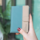 Colour Matching RFID Anti-theft Leather Phone Case, For iPhone Duo