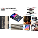 For iPhone Duo Flower Pattern RFID Leather Phone Case