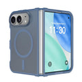 For iPhone Duo Frosted PC Hybrid TPU Magnetic Phone Case