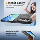 For iPhone Duo Frosted PC Hybrid TPU Magnetic Phone Case