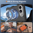 For iPhone Duo Frosted PC Hybrid TPU Magnetic Phone Case