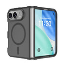 For iPhone Duo Frosted PC Hybrid TPU Magnetic Phone Case