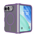 For iPhone Duo Frosted PC Hybrid TPU Magnetic Phone Case