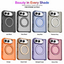 For iPhone Duo Armor-style Hinge Protection Magnetic Ring Holder Phone Case
