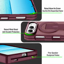 For iPhone Duo Invisible Fold Holder Magnetic Phone Case