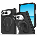 For iPhone Duo Invisible Fold Holder Magnetic Phone Case
