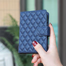 Diamond Lattice Wallet Flip Leather Phone Case, For iPhone Duo