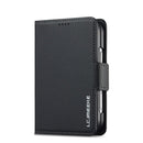For iPhone Duo Textured PU Phone Case with Pen Slot