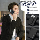 For iPhone Duo Textured PU Phone Case with Pen Slot