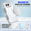 Crystal Acrylic Magnetic Integrated Hinge Phone Case, For iPhone Duo