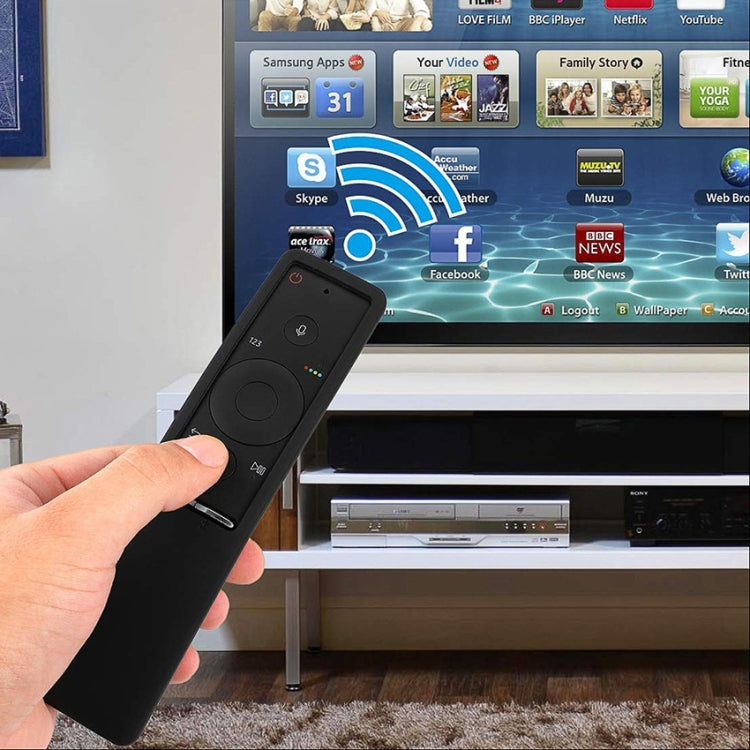 Non-slip Texture Washable Silicone Remote Control Cover for Samsung Smart TV Remote Controller, Smart TV(Black), Smart TV(Dark Blue), Smart TV(Green), Smart TV(Blue), Smart TV(Red)