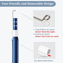 i95 3 in 1 USB Ear Scope Inspection HD 0.3MP Camera Visual Ear Spoon for OTG Android Phones & PC & MacBook, 1.75m Length Cable, 3 in 1 White  0.3MP