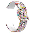 For Fitbit Versa /Versa 2 Printed Silicone Smart Watch Replacement Band Strap