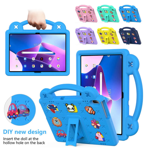 For Lenovo Tab M10 Plus 3rd Gen 10.6" Kids Shockproof Stand Handle Case Cover