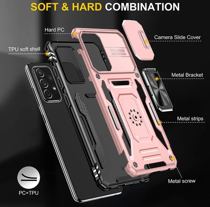 Heavy Duty Shockproof Stand Case Cover For Samsung Galaxy A35 5G