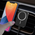 Magsafe Car Air Outlet Vent Mount Clamp Holder 15W Fast Charging Qi Magnetic Wireless Charger