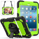 Shockproof Protective Case for iPad Mini 2019 / Mini 4, with Holder & Shoulder Strap & Hand Strap & Pen Slot
