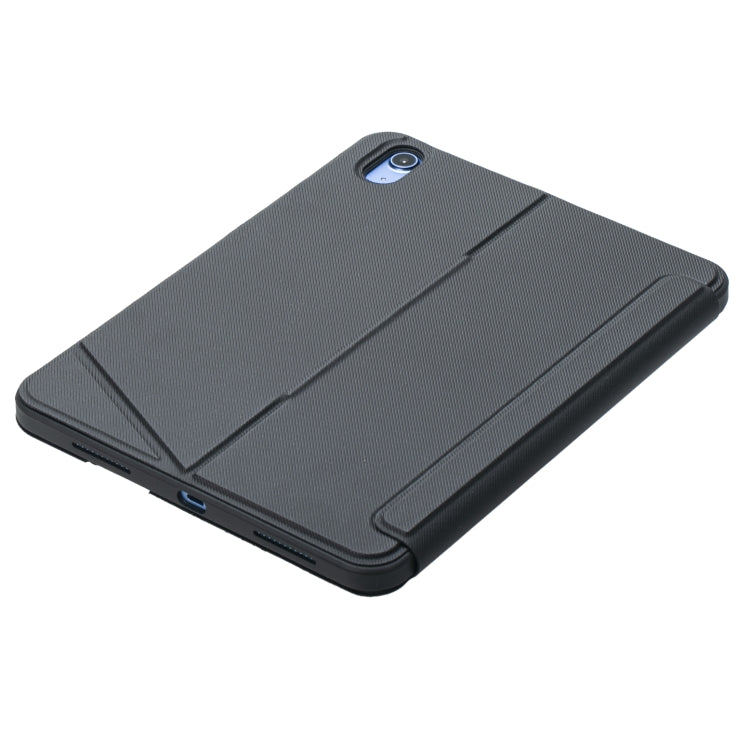 For iPad 11th 10th Gen Touch Backlight Split Type Bluetooth Keyboard Leather Case