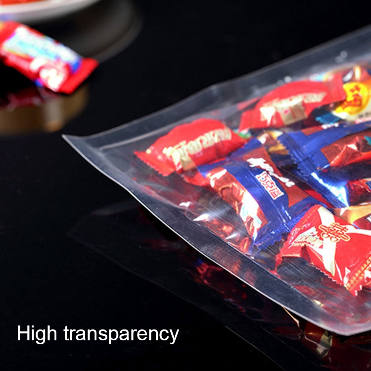 100 PCS Food Vacuum Packaging Transparent Plastic Bag Nylon Fresh-keeping Bag, Size: 25cm x 35cm, Size: 7cm x 10cm