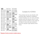 CHUNGHOP E-K906 Universal Remote Controller for KONKA LED TV / LCD TV / HDTV / 3DTV, for KONKA TV