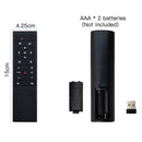 MT12 2.4G Air Mouse Remote Control with Fidelity Voice Input & IR Learning for PC & Android TV Box & Laptop & Projector, Without 6-axis Gyroscope