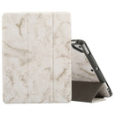 For iPad Air 2/ Air 1 5th 6th Gen Marble Texture Pattern Horizontal Flip Case with Pen Holder