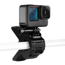 PULUZ Action Sports Cameras Jaws Flex Clamp Mount for GoPro Hero12 Black / Hero11 /10 /9 /8 /7 /6 /5, Insta360 Ace / Ace Pro, DJI Osmo Action 4 and Other Action Cameras