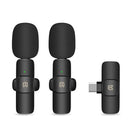 PULUZ Wireless Lavalier Noise Reduction Reverb Microphones for Type-C Phone, Type-C Receiver and Dual Microphones