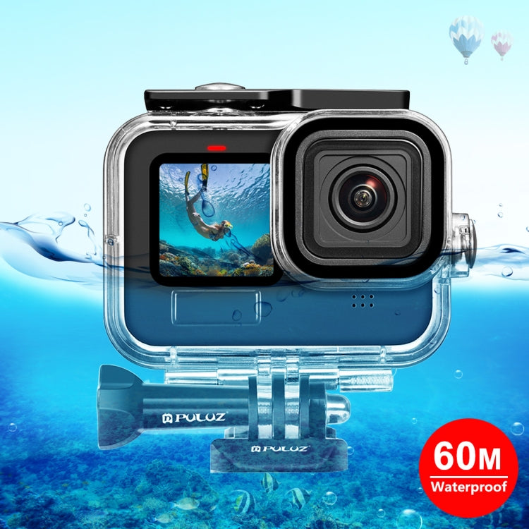 PULUZ for GoPro HERO12 Black /11 Black /10 Black /9 Black 60m Waterproof Housing Protective Case