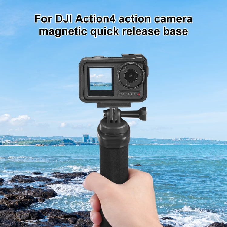 For DJI Osmo Action 4 / 3 PULUZ Magnetic Quick Release Base Expansion Mount