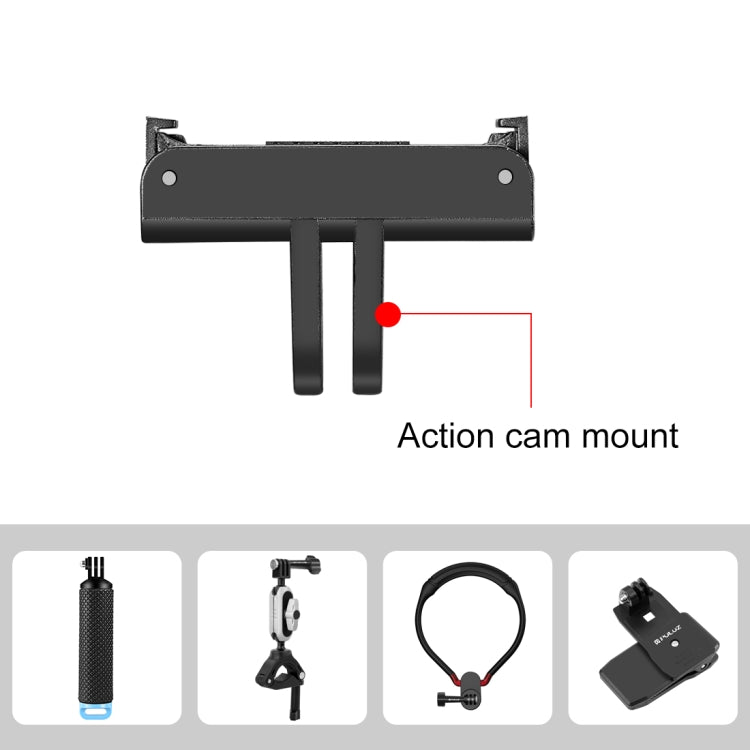 For DJI Osmo Action 4 / 3 PULUZ Magnetic Quick Release Base Expansion Mount