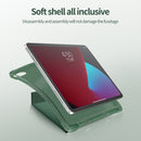 For iPad Air 11 inch 2024 / Air 2022 10.9 Multi-folding Leather Tablet Case with Pen Slot