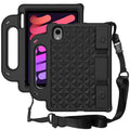 For iPad Mini 7 Shockproof Sleeve Protective Shell Case with Holder & Strap