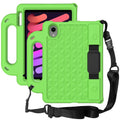 For iPad Mini 7 Shockproof Sleeve Protective Shell Case with Holder & Strap