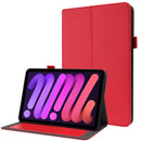 For iPad Mini 7 PU Leather Case with Two-Folding Holder & Card Slots & Pen Slot