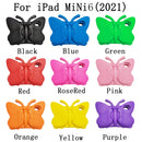 For iPad Mini 6 Butterfly Bracket EVA Fall-proof Protective Case