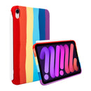 for iPad mini 6 Liquid Silicone Magnetic Pen Function Tablet Case