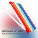 for iPad mini 6 Liquid Silicone Magnetic Pen Function Tablet Case