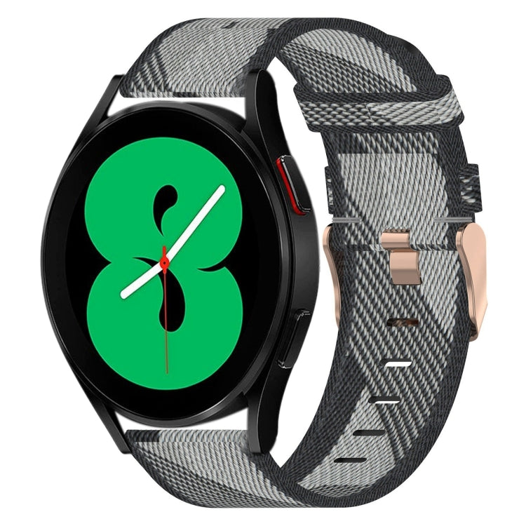 For Samsung  Galaxy Watch 4 Classic 46mm Nylon Woven Watch Band