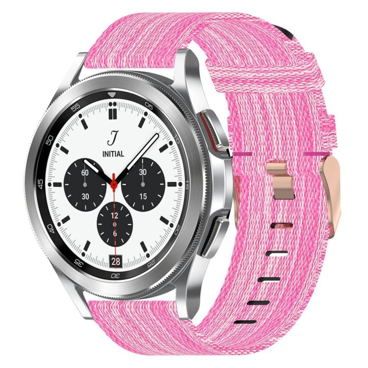 For Samsung  Galaxy Watch 4 Classic 42mm 20mm Nylon Woven Watch Band