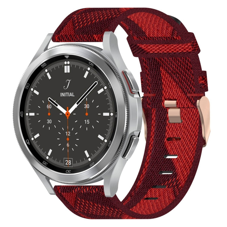 For Samsung  Galaxy Watch 4 Classic 46mm Nylon Woven Watch Band