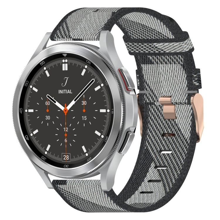 For Samsung  Galaxy Watch 4 Classic 46mm Nylon Woven Watch Band